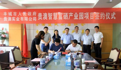 喜訊!總投資約2.1億元的貴澳智慧富硒產(chǎn)業(yè)園項(xiàng)目落戶豐城