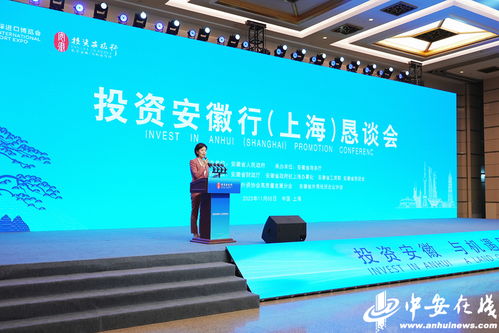 投資安徽行 上海 懇談會成功舉辦 促成投資總額約327億元
