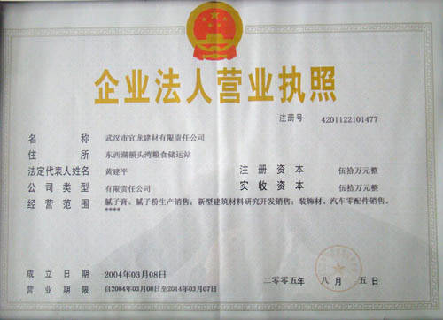 企業法人營業執照